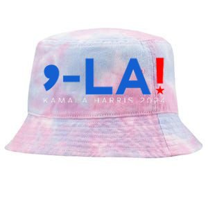 Comma La Kamala Harris 2024 Tie-Dyed Bucket Hat