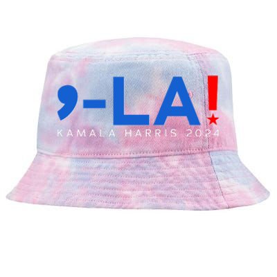 Comma La Kamala Harris 2024 Tie-Dyed Bucket Hat