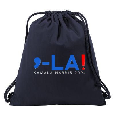 Comma La Kamala Harris 2024 Drawstring Bag