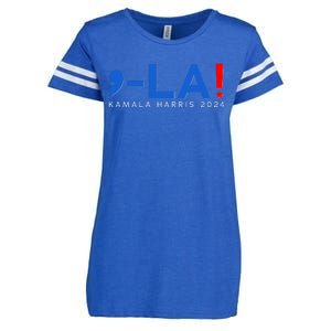 Comma La Kamala Harris 2024 Enza Ladies Jersey Football T-Shirt