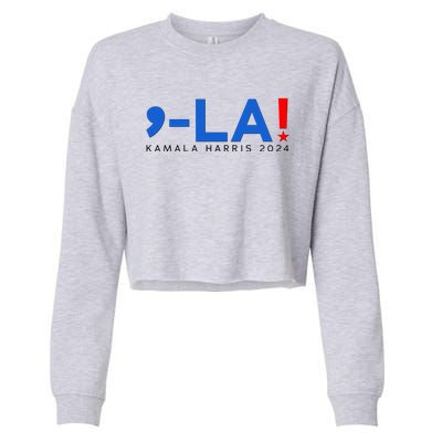 Comma La Kamala Harris 2024 Cropped Pullover Crew