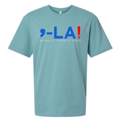 Comma La Kamala Harris 2024 Sueded Cloud Jersey T-Shirt