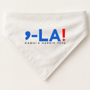 Comma La Kamala Harris 2024 USA-Made Doggie Bandana