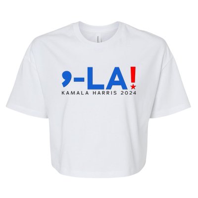 Comma La Kamala Harris 2024 Bella+Canvas Jersey Crop Tee