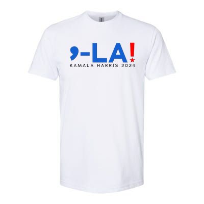 Comma La Kamala Harris 2024 Softstyle® CVC T-Shirt