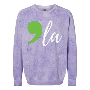 Comma La Kamala Harris Vote 2024 Colorblast Crewneck Sweatshirt