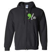 Comma La Kamala Harris Vote 2024 Full Zip Hoodie