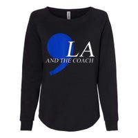 Comma La Kamala Harris Tim Walz Coach 2024 La Comma Womens California Wash Sweatshirt