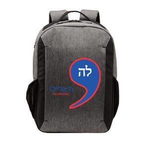 Comma La Kamala Hebrew Alphabet Vector Backpack