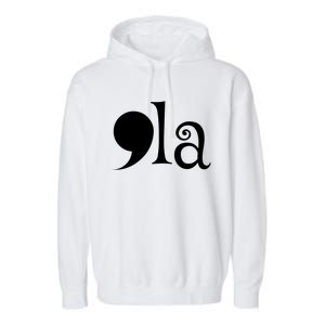 Comma La Kamala Harris 2024 Presidential Political Campaign Garment-Dyed Fleece Hoodie