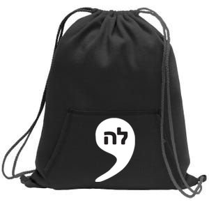 Comma La Kamala Hebrew Alphabet Cute Sweatshirt Cinch Pack Bag