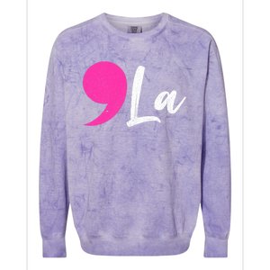 Comma La Kamala Harris President Colorblast Crewneck Sweatshirt