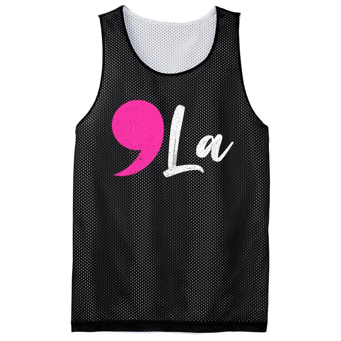 Comma La Kamala Harris President Mesh Reversible Basketball Jersey Tank