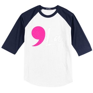 Comma La Kamala Harris President Baseball Sleeve Shirt