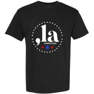 Comma La Kamala Harris For President 2024 Funny Kamala Us Garment-Dyed Heavyweight T-Shirt