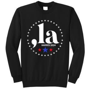 Comma La Kamala Harris For President 2024 Funny Kamala Us Sweatshirt