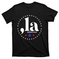 Comma La Kamala Harris For President 2024 Funny Kamala Us T-Shirt