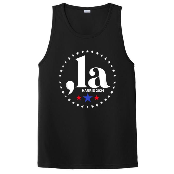 Comma La Kamala Harris For President 2024 Funny Kamala Us PosiCharge Competitor Tank