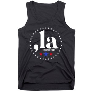 Comma La Kamala Harris For President 2024 Funny Kamala Us Tank Top