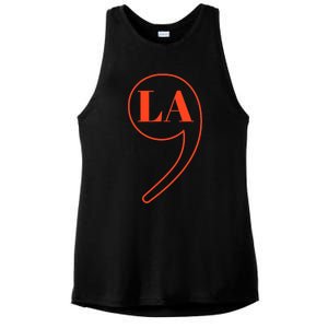 Comma La Kamala Harris Ladies PosiCharge Tri-Blend Wicking Tank