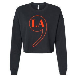 Comma La Kamala Harris Cropped Pullover Crew