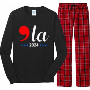 Comma + La Kamala Harris For President 2024 Long Sleeve Pajama Set