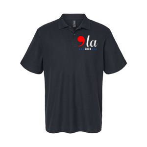 Comma + La Kamala Harris For President 2024 Softstyle Adult Sport Polo