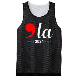 Comma + La Kamala Harris For President 2024 Mesh Reversible Basketball Jersey Tank