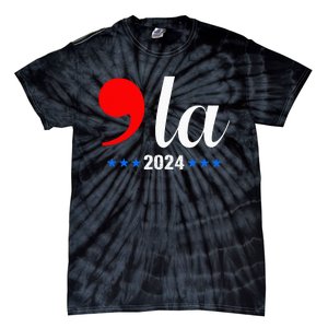 Comma + La Kamala Harris For President 2024 Tie-Dye T-Shirt