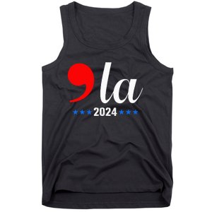 Comma + La Kamala Harris For President 2024 Tank Top