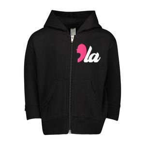 Comma La Kamala Harris Toddler Zip Fleece Hoodie