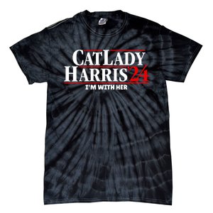 Cat Lady Kamala Harris 2024 IM With Her Tie-Dye T-Shirt