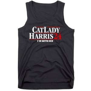 Cat Lady Kamala Harris 2024 IM With Her Tank Top