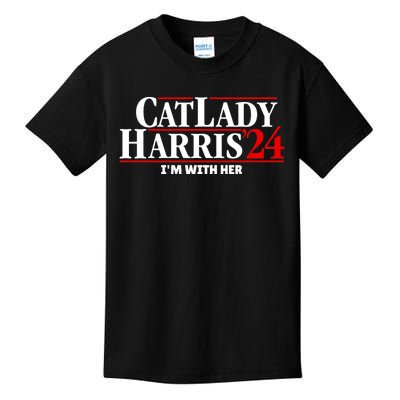 Cat Lady Kamala Harris 2024 IM With Her Kids T-Shirt