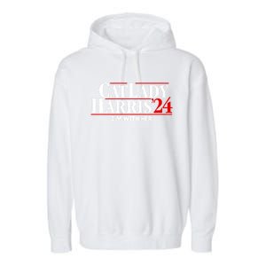 Cat Lady Kamala Harris 2024 IM With Her Garment-Dyed Fleece Hoodie