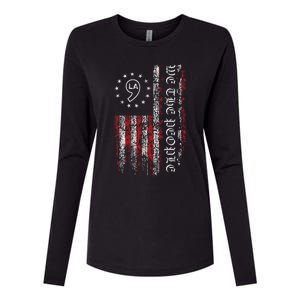 Comma La Kamala Harris 2024 We The People Us Flag Womens Cotton Relaxed Long Sleeve T-Shirt