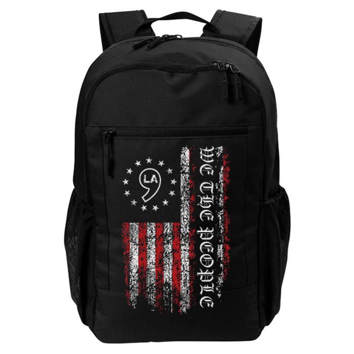 Comma La Kamala Harris 2024 We The People Us Flag Daily Commute Backpack