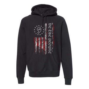 Comma La Kamala Harris 2024 We The People Us Flag Premium Hoodie