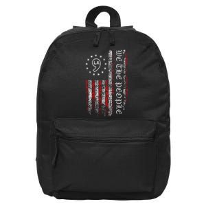 Comma La Kamala Harris 2024 We The People Us Flag 16 in Basic Backpack