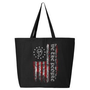 Comma La Kamala Harris 2024 We The People Us Flag 25L Jumbo Tote