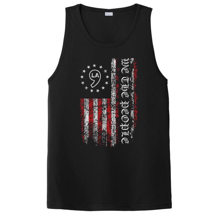 Comma La Kamala Harris 2024 We The People Us Flag PosiCharge Competitor Tank