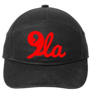 Comma + La Kamala Harris For President 2024 7-Panel Snapback Hat