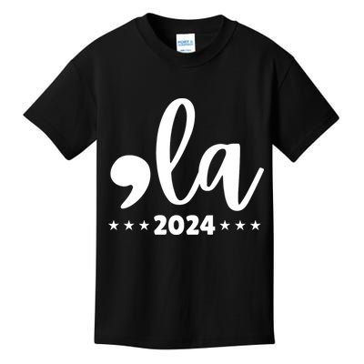 Comma La Kamala Harris 2024 Kids T-Shirt