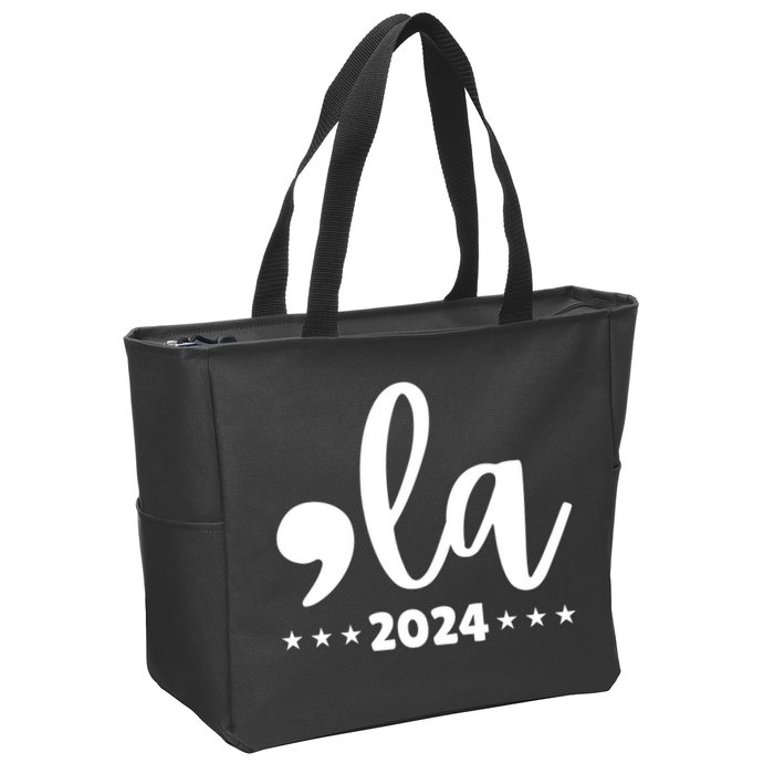 Comma La Kamala Harris 2024 Zip Tote Bag