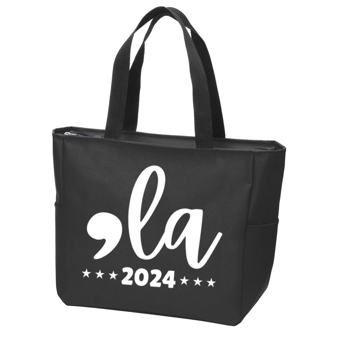 Comma La Kamala Harris 2024 Zip Tote Bag