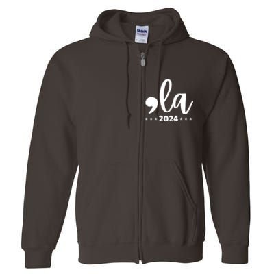 Comma La Kamala Harris 2024 Full Zip Hoodie