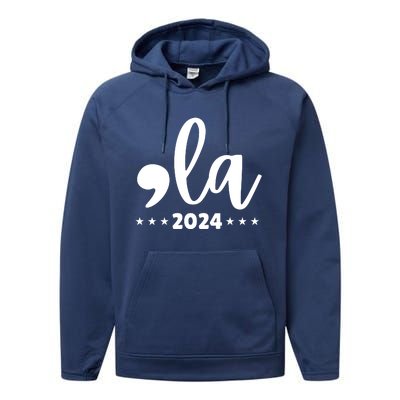 Comma La Kamala Harris 2024 Performance Fleece Hoodie