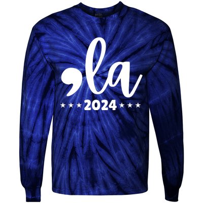 Comma La Kamala Harris 2024 Tie-Dye Long Sleeve Shirt