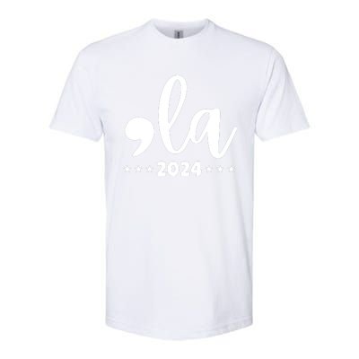 Comma La Kamala Harris 2024 Softstyle CVC T-Shirt