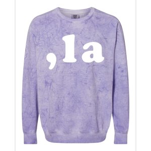 Comma La Kamala Harris Gift Colorblast Crewneck Sweatshirt